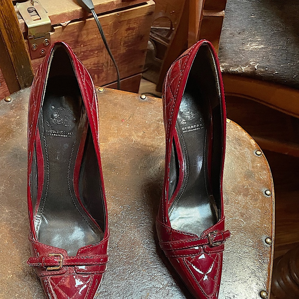 Beautiful Burberry heels.